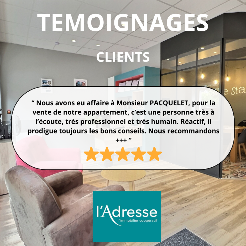 Merci pour votre confiance ⭐️⭐️⭐️⭐️⭐️