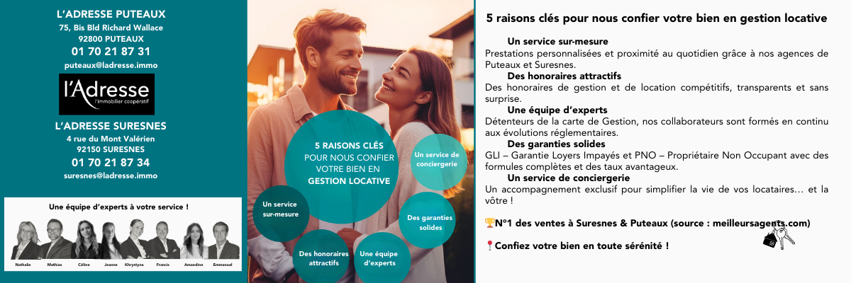 Confiez nous votre bien en Gestion !