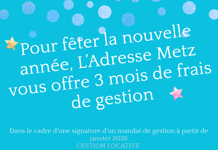 3 mois de frais de gestion offerts !