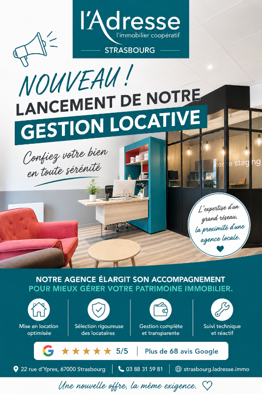 L'Adresse Strasbourg lance son activit&eacute; de gestion locative