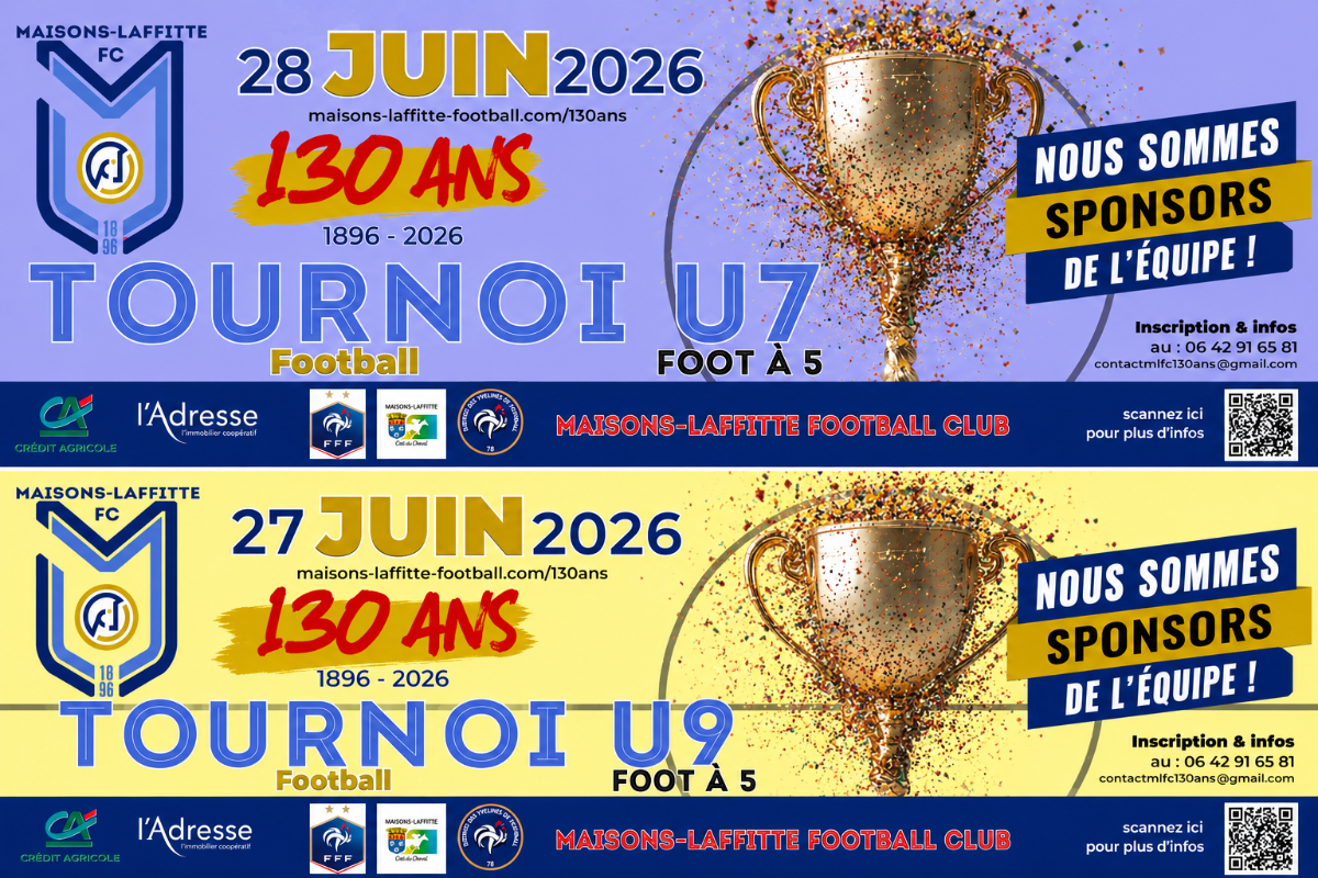 130 ans de passion : fier d’être sponsor du club de football de Maisons-Laffitte