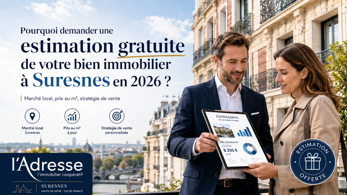 Pourquoi demander une estimation gratuite de votre bien immobilier &agrave; Suresnes en 2026 ?