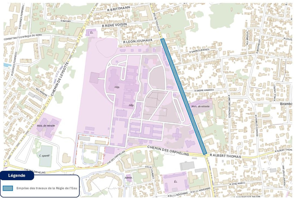 Grand chantier de requalification de la route de Toulouse